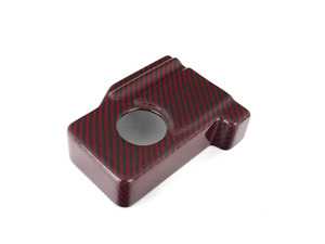 ES#3575732 - 020806ECS01-02 -  Brake Fluid Reservoir Cover - Red Carbon Kevlar - (NO LONGER AVAILABLE) - Cover your master cylinder reservoir with premium Red Carbon Kevlar material - ECS - 