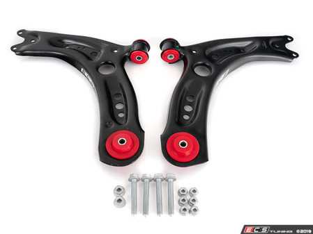 ES#3136037 - 008692ECS01-02KT -  Performance Front Control Arm Kit - With ECS Polyurethane Bushings - With Hardware  - Engage the road with precision, confidence and reliability with our ECS Poly Control Arm Bushing Kit! - ECS - Audi Volkswagen