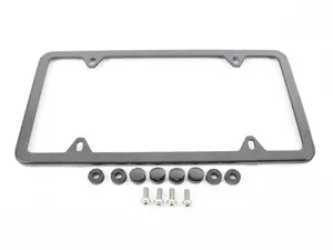 MINI Slimline Carbon Fiber License Plate Frame - Priced Each