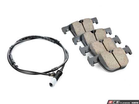 ES#3639386 - 34206799813 - Rear Brake Pad Set - Improve your braking while performing regular maintenance - Akebono - BMW
