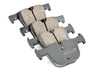 ES#3639386 - 34206799813 - Rear Brake Pad Set - Improve your braking while performing regular maintenance - Akebono - BMW