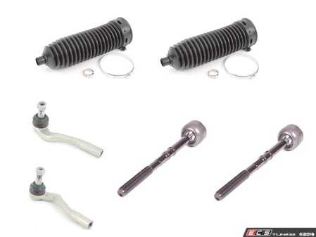 ES#3691974 - 2033303903KT2 - W203 Inner And Outer Tie Rod Service Kit - Featuring Hamburg Tech Inner and Out Tie Rods - Assembled By ECS - Mercedes Benz