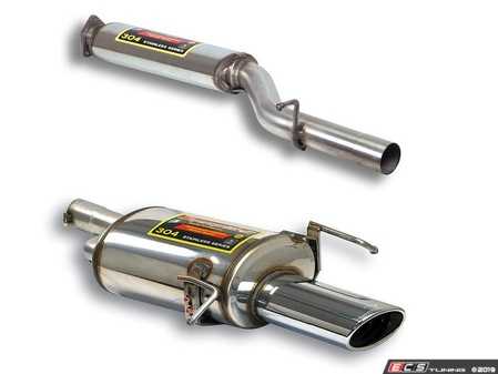 ES#3691979 - w203v6ssKT - W203 C230 Performance Cat-Back Exhaust System - Includes sport Muffler and Resonated Center Pipe - Supersprint - Mercedes Benz