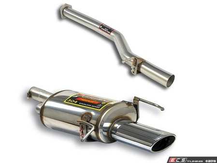ES#3691981 - w203v6ssKT1 - W203 C230 Performance Cat-Back Exhaust System - Includes Sport Muffler and Straight Center Pipe - Supersprint - Mercedes Benz