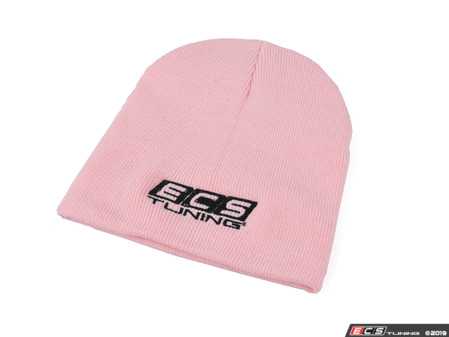 ES#3411269 - 6060080 - ECS Knit Cap - Pink - Featuring black embroidered ECS Tuning logo on front center - ECS - 