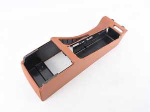 ES#84552 - 51167902643 - Center Console - Cinnamon Extended Leather - For models with armrest - Genuine BMW - BMW