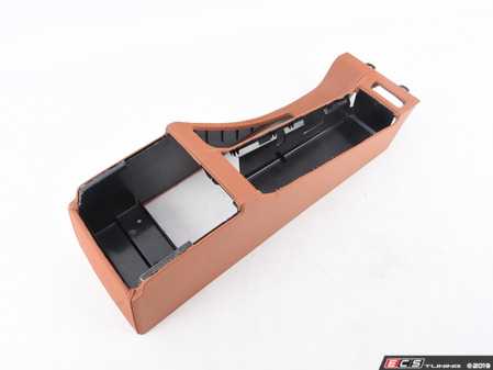 ES#84552 - 51167902643 - Center Console - Cinnamon Extended Leather - For models with armrest - Genuine BMW - BMW