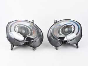 ES#3691817 - PR0-YD-MC07sd - Projector Blackout LED DRL Headlights - Pair - *Scratch And Dent*  - (NO LONGER AVAILABLE) - F56 Style LED DRL and black housing halogen projector headlight set! - Spyder - 