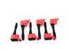 ES#3691949 - 06h905110lkt5KT - Ignition Service Kit - Includes six red top coil packs, OEM spark plugs, and dielectric spark plug boot protector to service your ignition! - Assembled By ECS - Audi
