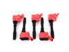 ES#3691942 - 06h905110lkt4 - RS3/TTRS Ignition Service Kit  - Includes five red top coil packs, OEM spark plugs, and dielectric spark plug boot protector to service your ignition! - Assembled By ECS - Audi