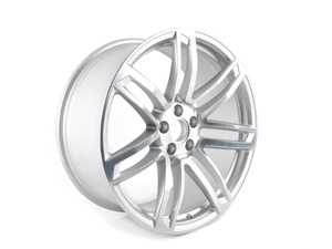 ES#2715192 - 4G8601025BA - 20" Double 7-Spoke Wheel - Priced Each - 20"x9" ET35 5x112 Silver/ Machined Face - Genuine Volkswagen Audi - Audi