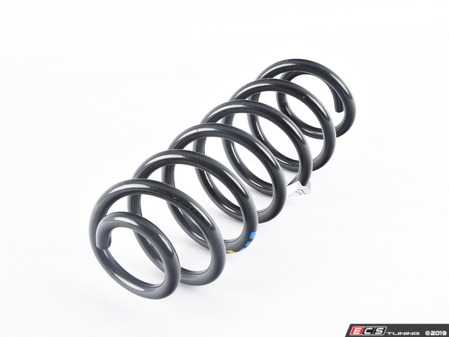 ES#457171 - 8P0511115Q - Rear Spring - Priced Each - Paint mark 3 Blue 2 Yellow - Genuine Volkswagen Audi - Volkswagen