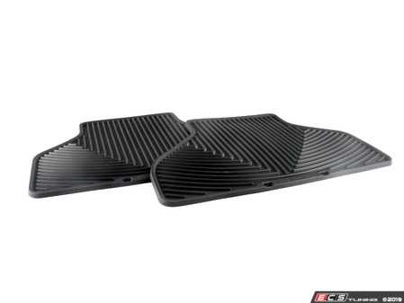 ES#2193865 - W144 - Rear All-Weather Floor Mats - Black - All-weather protection to endure the harshest conditions - WeatherTech - BMW