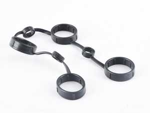ES#3648552 - 94810593300 - Inner Valve Cover Gasket - Priced Each - Spark plug tube seals - Two required - Elring - Porsche