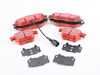 ES#3672046 - dp32127cKT - Front & Rear RedStuff Performance Brake Pad Kit - A high performance street pad, featuring Kevlar technology. - EBC - Audi