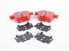 ES#3672046 - dp32127cKT - Front & Rear RedStuff Performance Brake Pad Kit - A high performance street pad, featuring Kevlar technology. - EBC - Audi