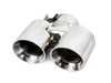 ES#3557960 - 9870800372 - 987 Sport Style Exhaust Tip - Replaces stock tips and converts to sport package look. Polished T304 stainless steel with aircraft quality TIG welding. - Racing Dynamics - Porsche