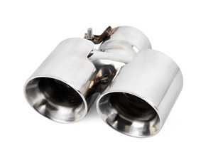 ES#3557960 - 9870800372 - 987 Sport Style Exhaust Tip - Replaces stock tips and converts to sport package look. Polished T304 stainless steel with aircraft quality TIG welding. - Racing Dynamics - Porsche