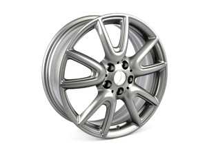 ES#3029582 - 36106864388 - 534 MINI Double Spoke Wheel 18" (5x112) Ferric Gray - Priced Each - (NO LONGER AVAILABLE) - 7JX18 ET:54 - Genuine MINI - 
