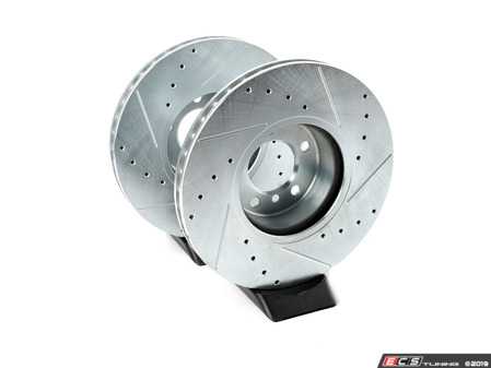 ES#3477508 - EBR1402XPR - Evolution Tru-Cast Drilled And Slotted Rotor Pair - Front (340x30) - Performance rotors built to cool quickly and prevent corrosion for years of rough us and abuse. - Power Stop - BMW