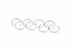 ES#3675520 - 345812 - JE Performance Forged Piston Set - Includes rings, wire locks, and 22mm wrist pins - 82.5mm bore (stock), 9.6:1 CR, 92.8mm stroke (stock) - JE Piston - Audi Volkswagen