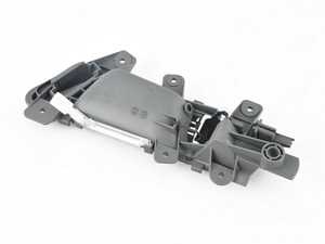 ES#2556818 - 8K0837020GAZ3 - Inner Door Handle Assembly - Steel Grey - Right - Common repair for cars with loose or sloppy interior door handles - Genuine Volkswagen Audi - Audi