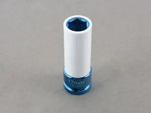 Bav Auto Thin Wall Deep Impact Lug Bolt Socket - 17mm