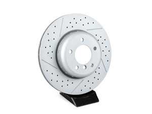 ES#3199813 - 34116786392 - Brake Disc - Cross- Drilled and Slotted (338 X 26 mm) - Pagid - 