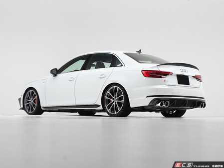 ES#3247439 - 023797ECS01 - Audi B9 S4 Carbon Fiber Rear Diffuser  - Hand-laid carbon fiber to upgrade your exterior styling - ECS - Audi