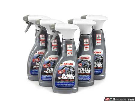 ES#3691608 - 230241KT - Wheel Cleaner PLUS 500mL - 5-pack - Safe for use on all wheels types and works stronger and faster than Full Effect - SONAX - Audi BMW Volkswagen Mercedes Benz MINI Porsche