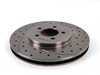 ES#1375 - ESR288G2/3L5D - Brake Rotor - Left Side, Cross-Drilled & Slotted, Each - (NO LONGER AVAILABLE) - Use only when converting 4-lug cars to 5-lug cars with VR6 brakes - Euro spec - 