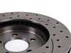 ES#1375 - ESR288G2/3L5D - Brake Rotor - Left Side, Cross-Drilled & Slotted, Each - (NO LONGER AVAILABLE) - Use only when converting 4-lug cars to 5-lug cars with VR6 brakes - Euro spec - 