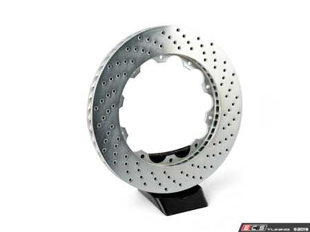 ES#3058498 - 906536 - Replacement Drilled Rotor Ring - Left (380x34) - Requires Disk Hardware Pack (915508) for proper installation - Brembo - 