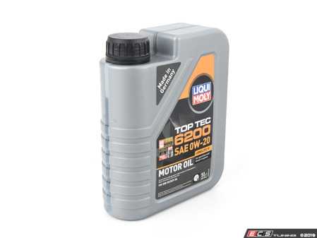 ES#3552700 - 20236 - Top Tec 6200 Engine Oil (0W-20) - 1 Liter - Engineered to help enhance fuel economy. 508/509 approval. - Liqui-Moly - Audi Volkswagen