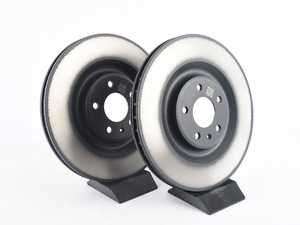 ES#3071903 - 4M0615601Jkt - Rear Brake Rotors - Pair (350x28) - Restore the stopping power in your vehicle - Genuine Volkswagen Audi - Audi