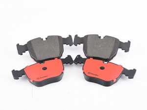 ES#3674665 - 34116761252 - Front Brake Pads set - Quality replacement brake pads from an original equipment supplier - Brembo - BMW