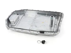 Transmission Oil Pan & Filter Kit - Aluminum Construction with replaceable filter