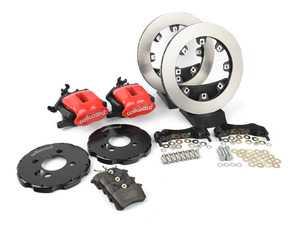 ES#3546973 - 140-10885-R - Wilwood Dynapro Radial4 / MC4 Rear Kit 11.75 Red - Featuring single piston calipers, 2 piece rotors, and performance brake pads - Wilwood - MINI