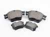 ES#2677673 - 1J0698151MKT - Front & Rear Brake Pad Set - Vaico - Semi metallic brake pads offering great bite and no noise - Vaico - Audi Volkswagen