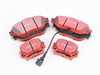 ES#3678157 - dp32127cKT1 - Front & Rear RedStuff Performance Brake Pad Set  - A high performance street pad, featuring Kevlar technology. - EBC - Volkswagen