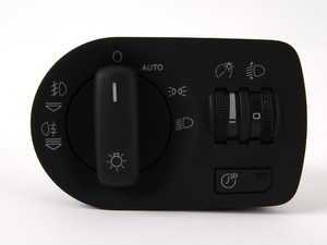 ES#7407 - 8J1941531K - European Headlight Switch - Sabre (Black) - Euro switches offer more lighting options - Genuine European Volkswagen Audi - Audi