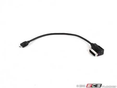 ES#1597051 - 4F0051510M - Micro USB Adapter Cable - Integrate your micro USB equipped MP3 player to your factory stereo - Genuine Volkswagen Audi - Audi