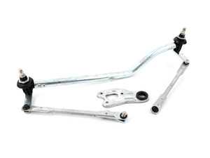 ES#3673384 - 61617071693 - E46 Wiper Linkage Assembly - (NO LONGER AVAILABLE) - Includes aluminum wiper linkage, nuts, and rubber dampeners. - JL Germany - 