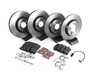 ES#3184545 - 8K0615301AKT35 - Front & Rear Brake Service Kit - Featuring Brembo rotors and Akebono pads - Assembled By ECS - Audi