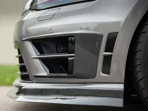 MK7 Golf R Carbon Fiber Front Bumper Grille Flare Set