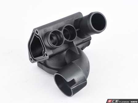 ES#3660819 - VR624VTHKR32KT - Aluminum Water Pipe Kit - Stage 1 - Featuring ECS black aluminum water pipe and Genuine thermostat housing - Assembled By ECS - Audi Volkswagen