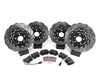 ES#4830451 - 003281ECS02KT4 - Performance Front & Rear Brake Service Kit - Featuring ECS 2-Piece Tru-Float scalloped style brake rotors, and ECS DD23 "Daily Driver" ceramic pads. - Assembled By ECS - Audi