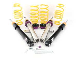 ES#2986477 - 102100AD - KW V1 Series Coilover Kit - Fixed Dampening - Variant 1 coilovers offer the best balance between sporty driving and comfort - KW Suspension - Audi