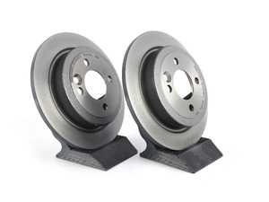 ES#3677478 - 34211503070kt5 - Rear Brake Rotors - Pair 10.19" (259x10) 08.9163.11 - A pair of replacement rotors - Brembo - MINI