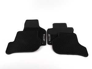 ES#4546 - 1KM061550H041 - Monster Rubber Floor Mat - Set - (NO LONGER AVAILABLE) - The ever popular all weather OEM Monster Mats for your Jetta from Volkswagen - Genuine Volkswagen Audi - 